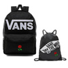 Plecak szkolny Vans Old Skool III Custom Rose - VN0A3I6RY28 + Worek