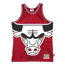 Mitchell & Ness Blown Out NBA Chciago Bulls Jersey - MSTKBW19146-CBURED1