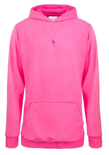 Bluza Sportowa Basic Damska z kapturem CLEANT Neon Hoodie różowa