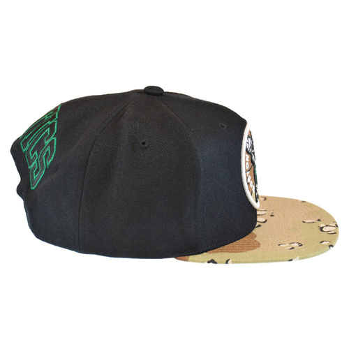 Mitchell & Ness NBA Choco Camo Snapback HWC Boston Celtics - HHSS1101-BCEYYPPPBLCK