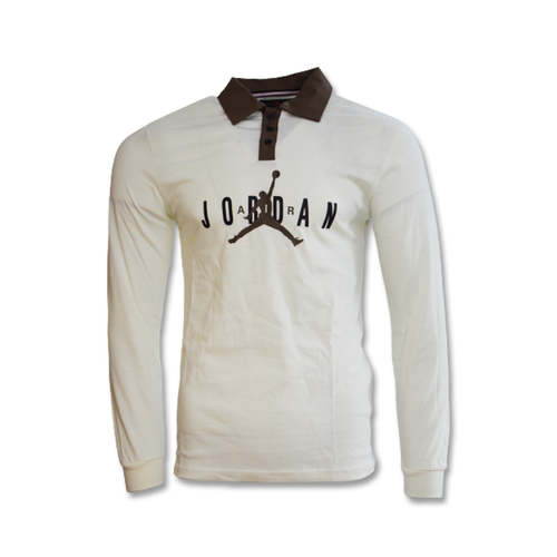 Męska Koszulka Polo Air Jordan Rugby Top z długim rękawem - DV7654-133