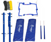 PRO indoor volleyball set, steel posts - S0201