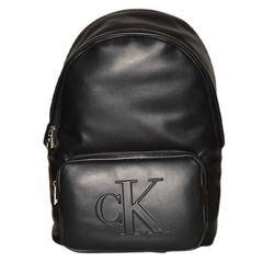 Calvin Klein Leather Laptop Backpack Black - ZM0ZM02568BDS