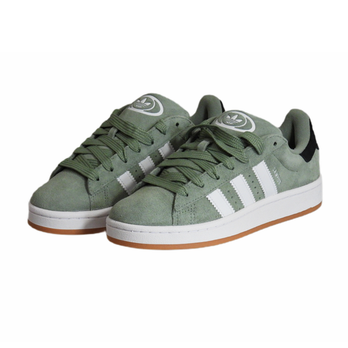 Adidas Campus 00s Kids Shoes Unisex Silver Green/Cloud White - JI0283