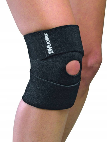 Opaska na kolano orteza stabilizator Mueller Knee Support Compact czarny