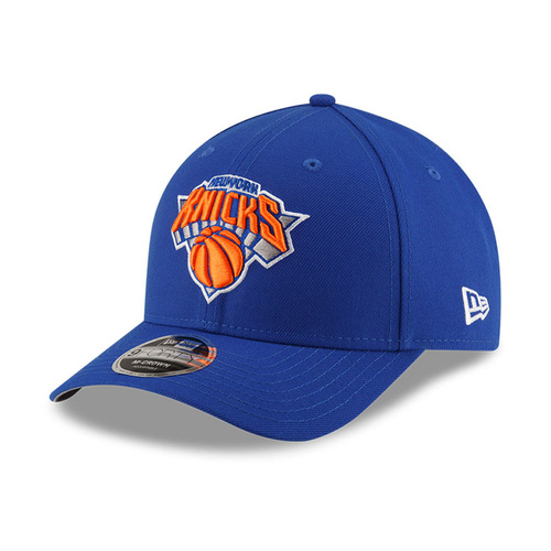 New Era 9FORTY New York Knicks NBA Team M-Crown Blue Snapback Cap - 60755468