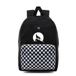 Plecak Vans New Skool Checkerboard kratka szachownica Custom Wolf Wilk