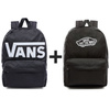 VANS Old Skool II Backpack - VN000ONIY28-813 + VANS REALM BACKPACK | VN0A3UI6BLK