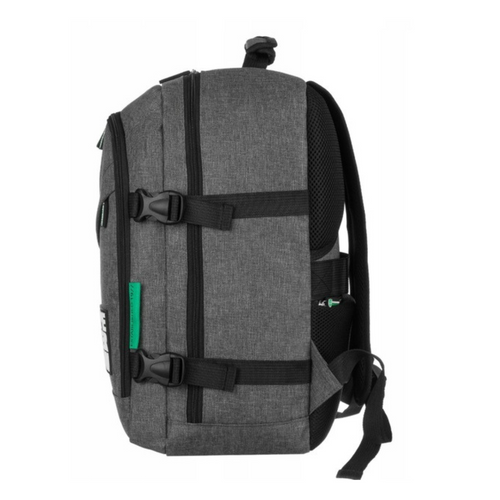 Peterson Gray + Green Bag Ryanair Wizzair 40x20x25 - PTN-PLG-02-T-2049