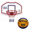 Zestaw do koszykówki tablica Sure Shot 507 + Piłka Wilson FIBA 3x3