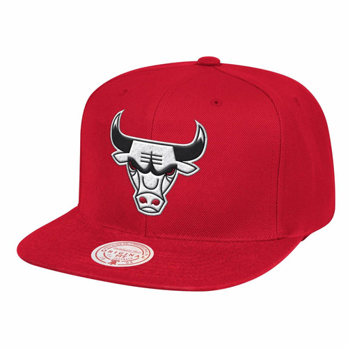 Mitchell & Ness NBA Team Ground Snapback Chicago Bulls Cap - 6HSSMM18841-CBURED1
