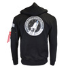 Bluza z kapturem Alpha Industries Space Shuttle czarna - 178317/03