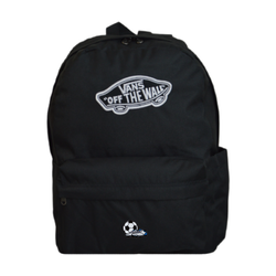 Plecak szkolny miejski Vans Old Skool Classic Backpack Czarny VN000H4YBLK1 + Custom Piłka Nożna