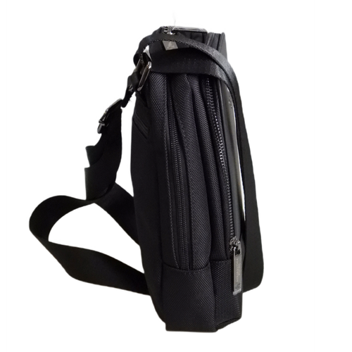 Torba męska na ramię Aeronautica Militare Shoulder Bag Czarna - AM-8460 BLA