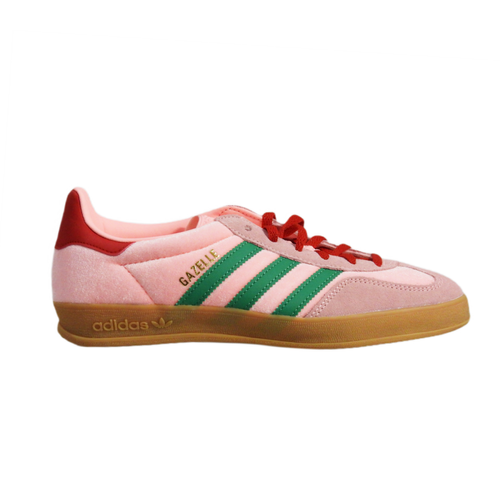 Adidas Gazelle Indoor W "Glow Pink Court Green" Women's Shoes - JI2713
