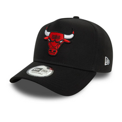 Czapka z daszkiem New Era 9FORTY NBA Chicago Bulls Patch Black E-Frame - 60580707