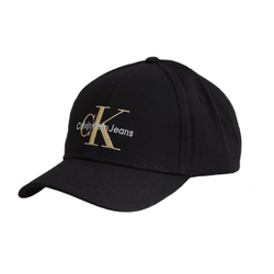 Czapka z daszkiem bejsbolówka Calvin Klein Jeans Monogram Cap Czarna - K50K510061-0GQ