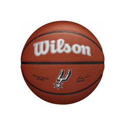 Piłka do koszykówki Kosza Wilson NBA Team Alliance San Antonio Spurs - WTB3100XBSAN