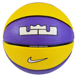 Piłka do koszykówki Nike LeBron James Playground 8P Żółta - N1004372575