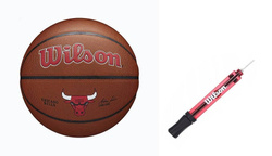 Piłka do koszykówki Wilson NBA Team Alliance Chicago Bulls - WTB3100XBCHI + Pompka