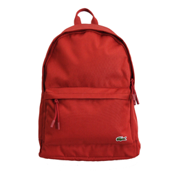 Plecak szkolny miejski czerwony na co dzień Lacoste Backpack - NH2677NE-C62