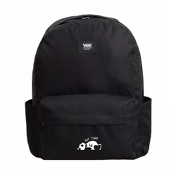 Plecak szkolny młodzieżowy Vans Old Skool Classic Backpack VN000H4WBLK1 + Custom Panda