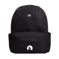 Plecak szkolny młodzieżowy Vans Old Skool Classic Backpack VN000H4WBLK1 + Custom Wilk