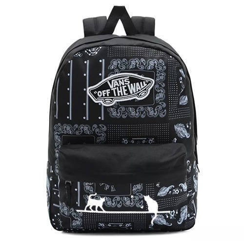 Plecak młodzieżowy Vans Realm Backpack Mix of Patterns Custom Cats Koty