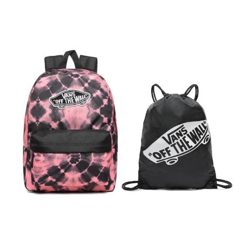 Plecak szkolny Vans Realm Tiedye Spiraling + worek Vans Benched Bag