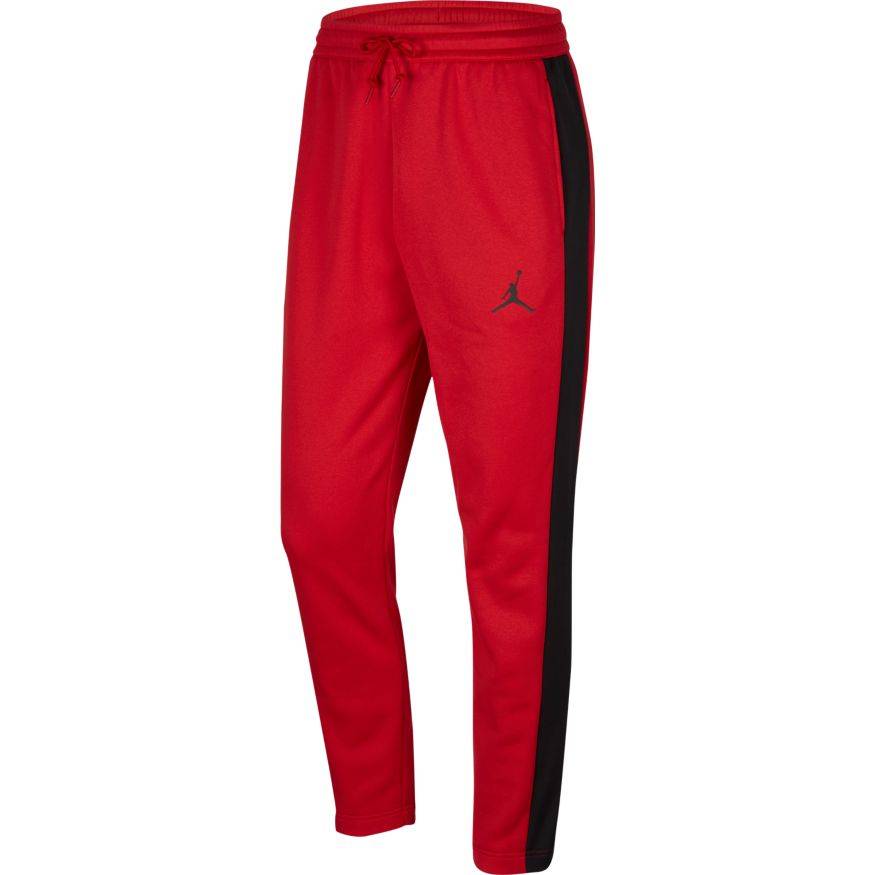 Spodnie dresowe męskie Jordan Air czerwone - CK6798-687 - Basketo.pl