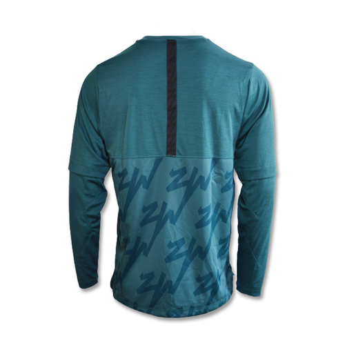 Bluza Air Jordan Zion Longsleeve Shooting Shirt Dark Teal Green/Black/Black - DJ5871-393