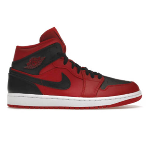 Buty Air Jordan 1 Mid Reverse Bred (2021) - 554724-660