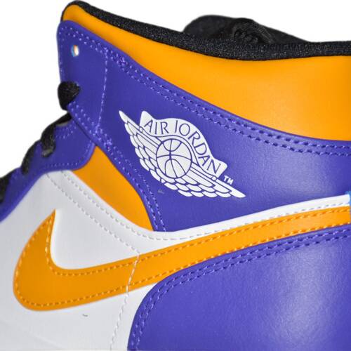 Buty Męskie Air Jordan 1 MID Sneakersy Los Angeles Lakers - DQ8426-517