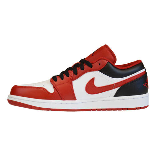 Buty męskie  Air Jordan 1 Low Gym Red and Black - 553558-163