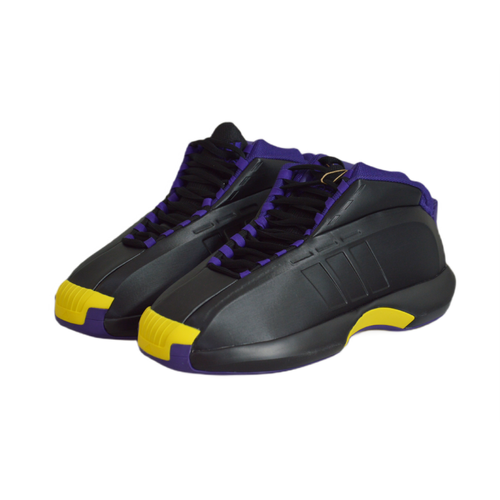 Buty męskie do koszykówki Adidas Crazy 1 Lakers Kobe Away Black Purple Yellow - FZ6208