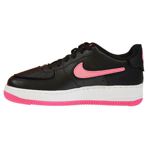 Buty młodzieżowe Nike Air Force 1/1 Hyper Pink GS z wymiennymi Swooshami  - DB4545-005