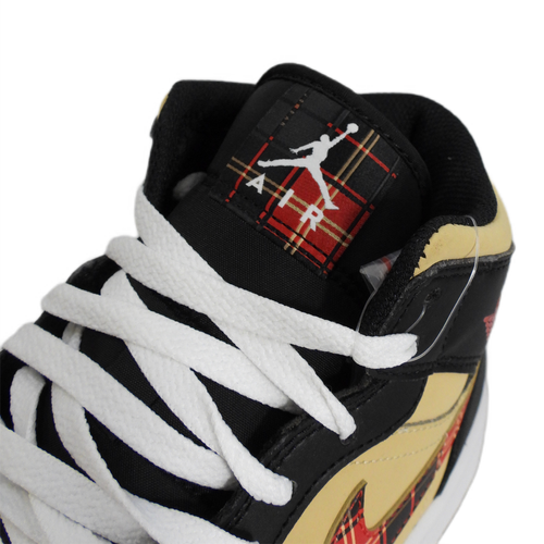 Buty sportowe oryginalne Air Jordan 1 Mid Tartan Swoosh Men's - DZ5329-001