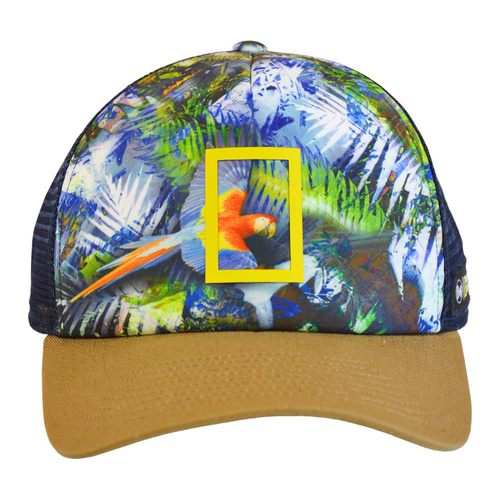 Czapka z daszkiem Buff Scarlett Macaw National Geographic L/XL Trucker - 125382.555.30.00