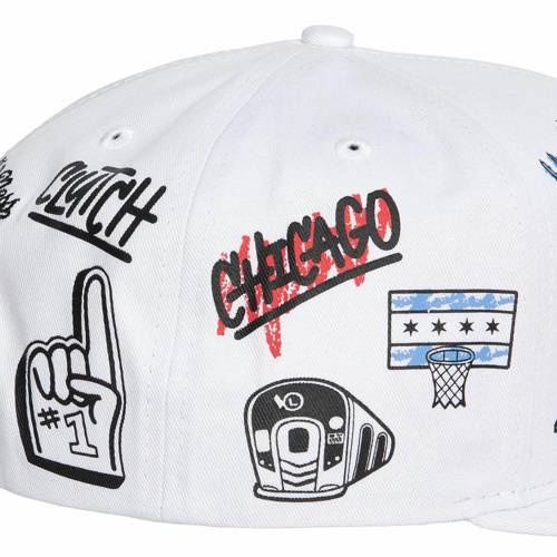 Czapka z daszkiem Mitchell & Ness NBA Chicago Bulls Hand Drawn Snapback