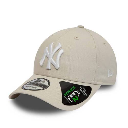 Czapka z daszkiem New Era 9FORTY Repreve League MLB New York Yankees Beżowa - 60348858