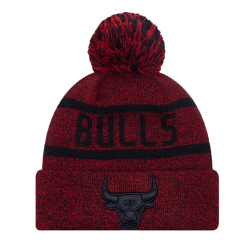 Czapka zimowa New Era NBA Chicago Bulls Jake Bobble Knit Beanie Hat - 60424795