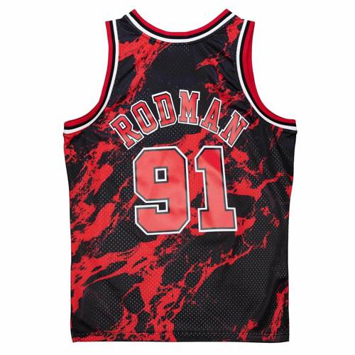 Koszulka Mitchell & Ness Marble NBA Swingman Dennis Rodman Chicago Bulls