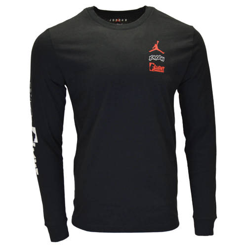 Koszulka męska Jordan Flight Team Men's Long-Sleeve Czarna - DH8944-010