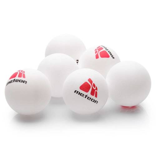 Piłeczki do tenisa stołowego METEOR Ping Pong 6 szt - 15028