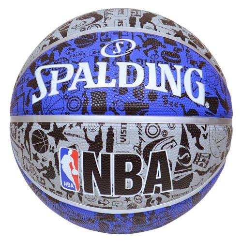 Piłka do koszykówki Spalding NBA Graffiti Rubber Outdoor na zewnątrz