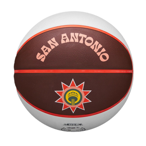 Piłka do koszykówki Wilson 2023-2024 NBA San Antonio Spurs Team City Edition Icon Basketball - WZ4024227XB