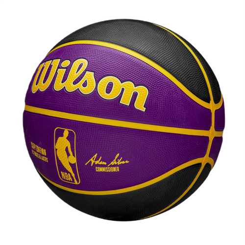 Piłka do koszykówki Wilson NBA Lakers + Pompka do piłki Igła WILSON BSKT