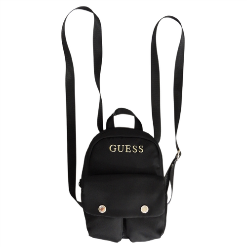 Plecak miejski damski mały czarny Guess Backbag - V3BZ15WFUK0-JBLK