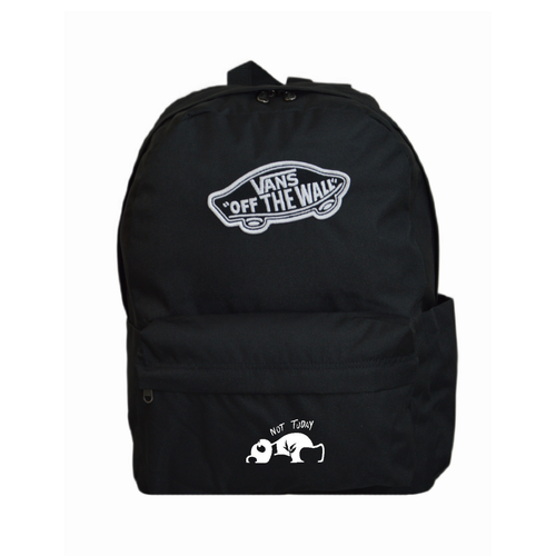 Plecak szkolny miejski Vans Old Skool Classic Backpack Czarny VN000H4YBLK1 + Custom Panda