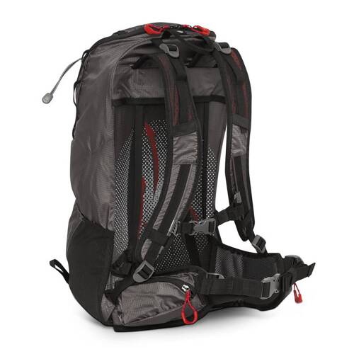 Plecak trekkingowy turystyczny Campus Polaris 37L Grafitowy/Czerwony